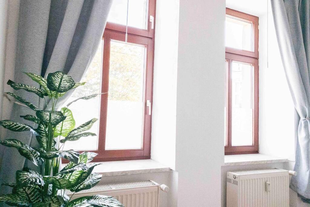 Top Moderne Wohnung In Leipziger Altbau - Netflix Inklusive Eksteriør billede