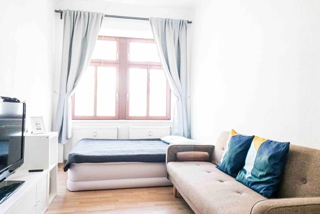 Top Moderne Wohnung In Leipziger Altbau - Netflix Inklusive Eksteriør billede