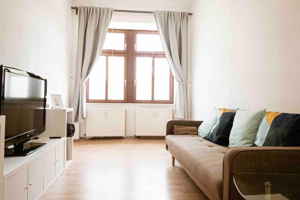 Top Moderne Wohnung In Leipziger Altbau - Netflix Inklusive Eksteriør billede
